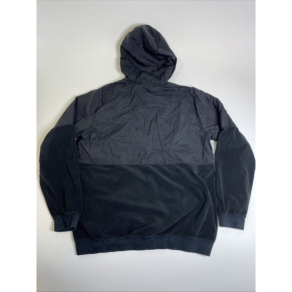 VTG Nike Blue Tag Fleece Jacket Men’s Large Black Full Zip Vintage - Picture 2 of 11